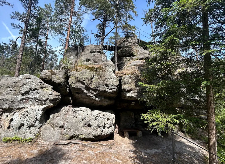 Kyjov Rock Castle, Czech Republic (Czechia)